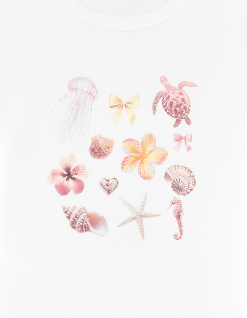 FULL TILT Beach Icon Girls Baby Tee image number 3