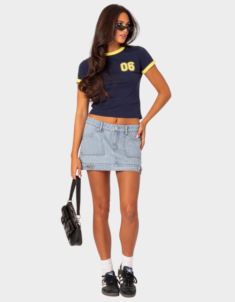 EDIKTED Kassidy Contrast Tee image number 2