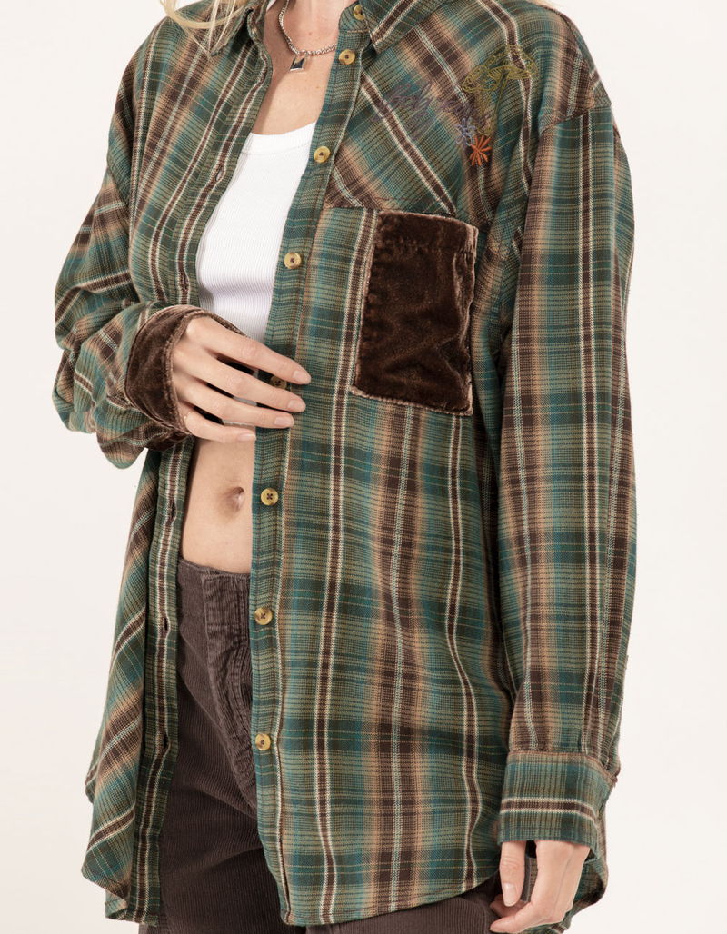 BDG Urban Outfitters Kit Patchwork Womens Flannel image number 3