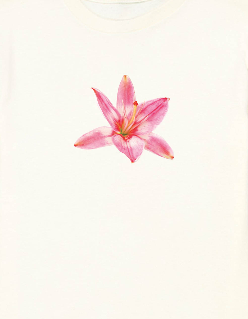 FLOWER Pink Lily Unisex Kids Tee image number 1