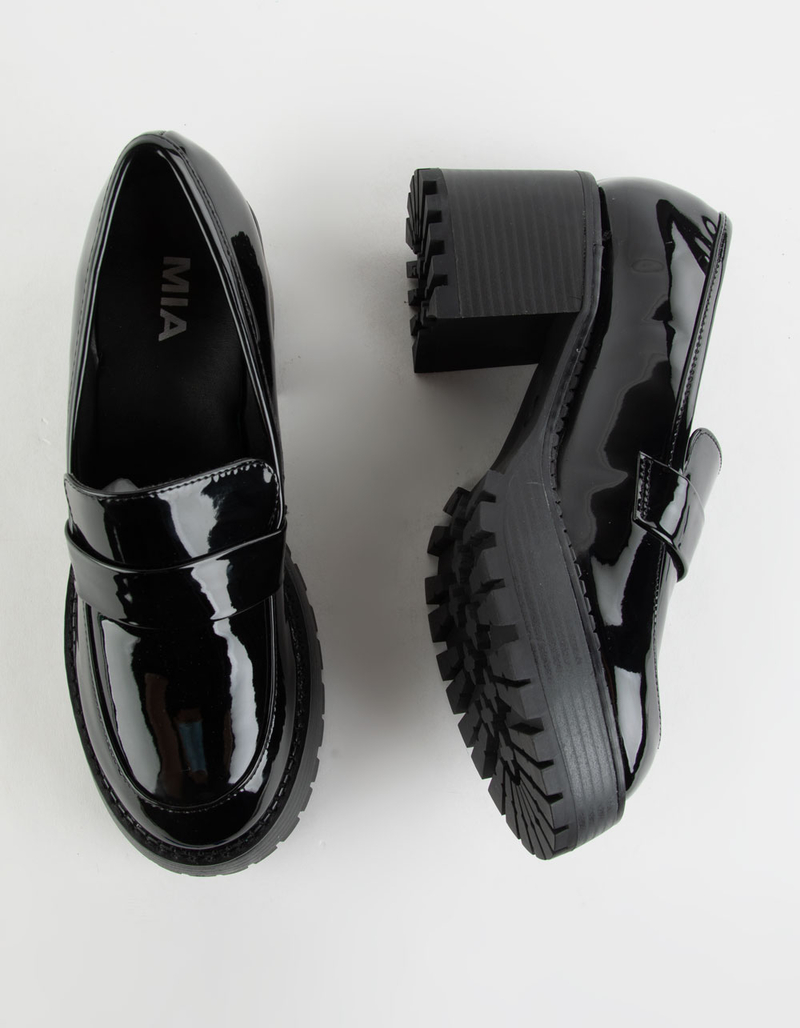 MIA Dalilah Womens Patent Loafer Shoes image number 4