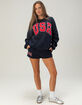 HAPPY CAMP3R USA Womens Crewneck Sweatshirt image number 5