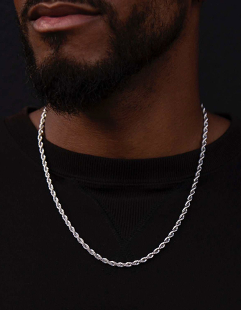 GLD 4mm Rope Chain Necklace Primary Image