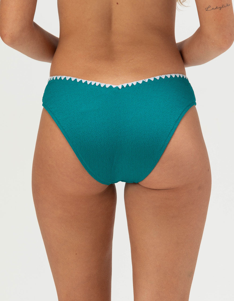 FULL TILT V-Leg Texture Moderate Bikini Bottoms image number 4