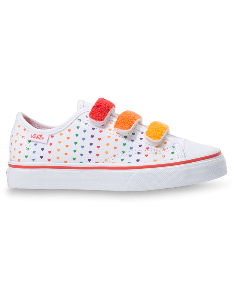 VANS Rainbow Chenille Style 23 V Girls Velcro Shoes image number 3