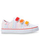 VANS Rainbow Chenille Style 23 V Girls Velcro Shoes image number 4