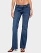 EDIKTED Vania Ultra Low Rise Bootcut Jeans image number 1