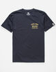SALTY CREW Yacht Club Navy Mens T-Shirt image number 2