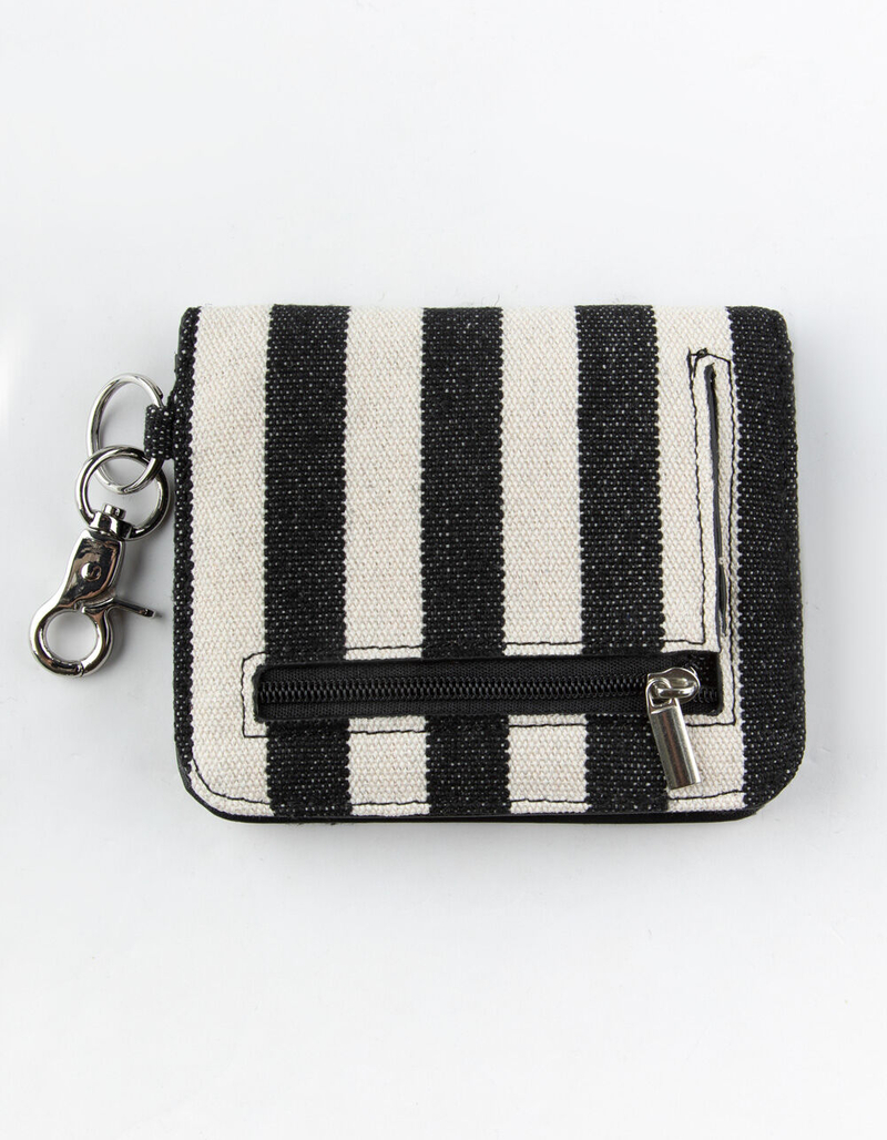 VIOLET RAY Sunflower Black and White Keychain Wallet image number 1