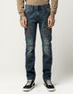 RSQ Seattle Moto Mens Skinny Tapered Jeans image number 1