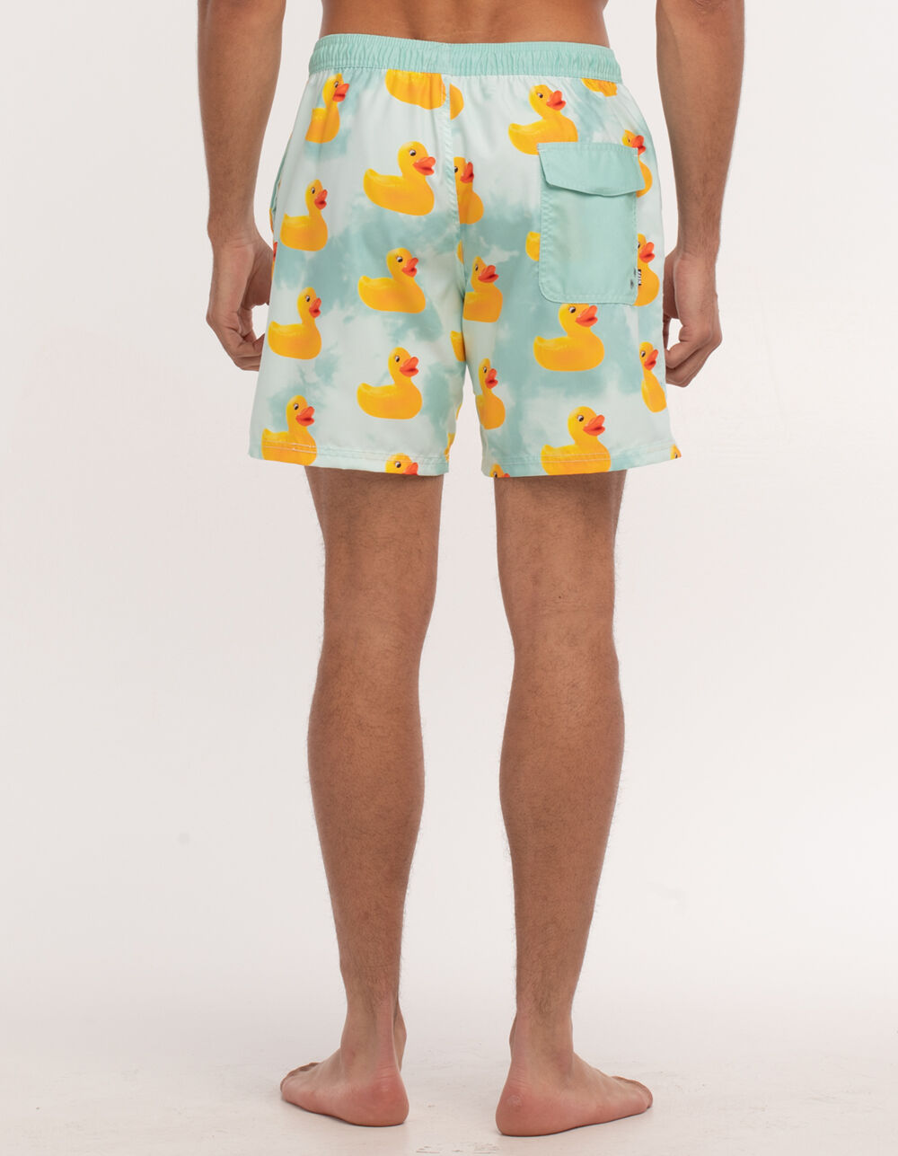 NEFF Ducky Glacier Volley Shorts - SILVER | Tillys