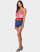 EDIKTED Joanne Mixed Gingham Tank Top image number 4
