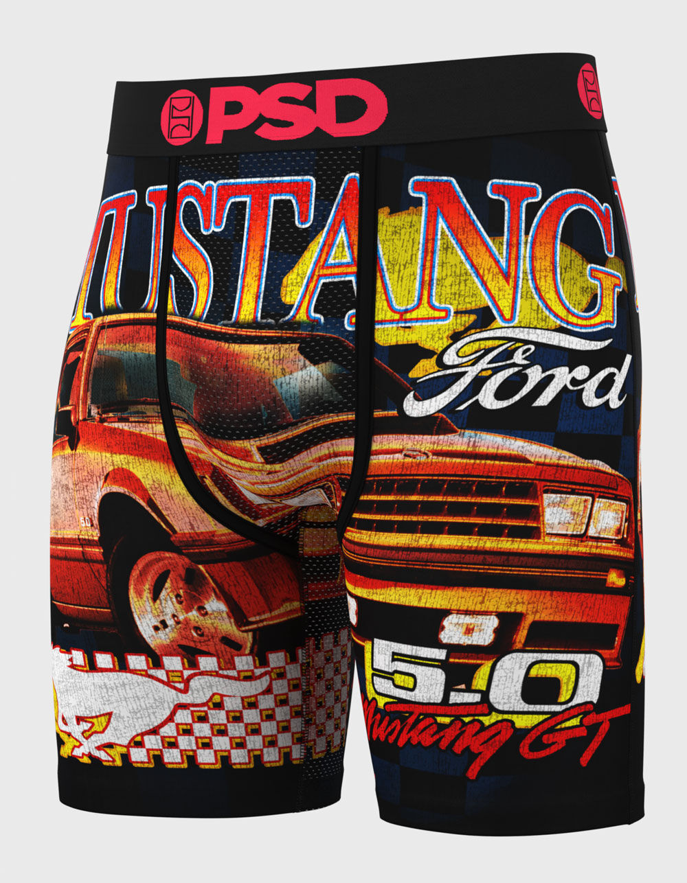 PSD x Ford Mustang GT Mens Boxer Briefs - MULTI | Tillys