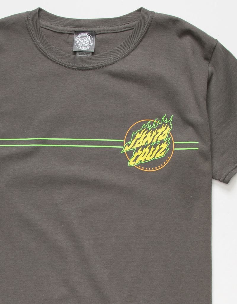 SANTA CRUZ Absent Flame Dot Boys T-Shirt image number 2
