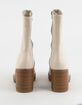 SODA Stretch Faux Leather Womens Boots image number 4