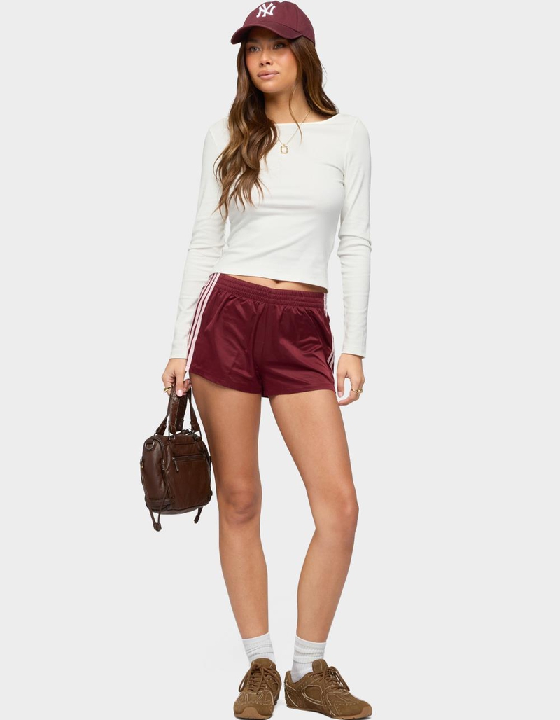 EDIKTED Nikki Nylon Shorts image number 4
