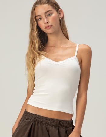 TILLYS Lace Trim Womens Cami Primary Image