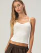 TILLYS Lace Trim Womens Cami image number 1