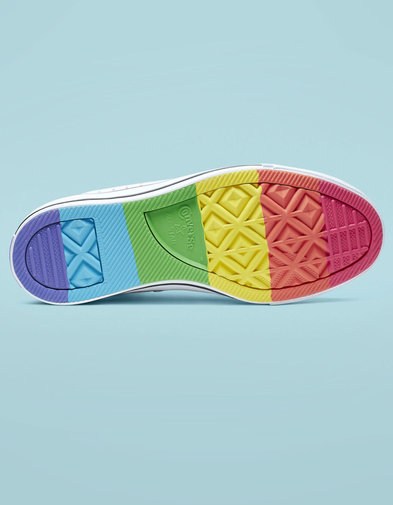CONVERSE Chuck Taylor All Star Pride White Low Top Shoes image number 5
