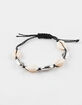 FULL TILT Puka Shell Black & Silver Single Bracelet image number 1