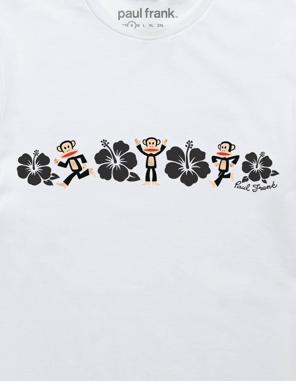 PAUL FRANK Hibiscus Unisex Tee - WHITE - XXXL | Tillys