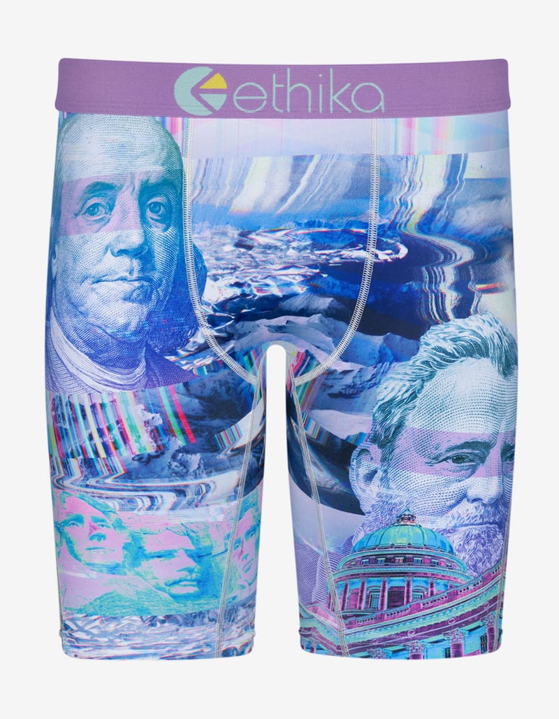 ETHIKA Benji Glitchin Staple Boys Boxer Briefs image number 0