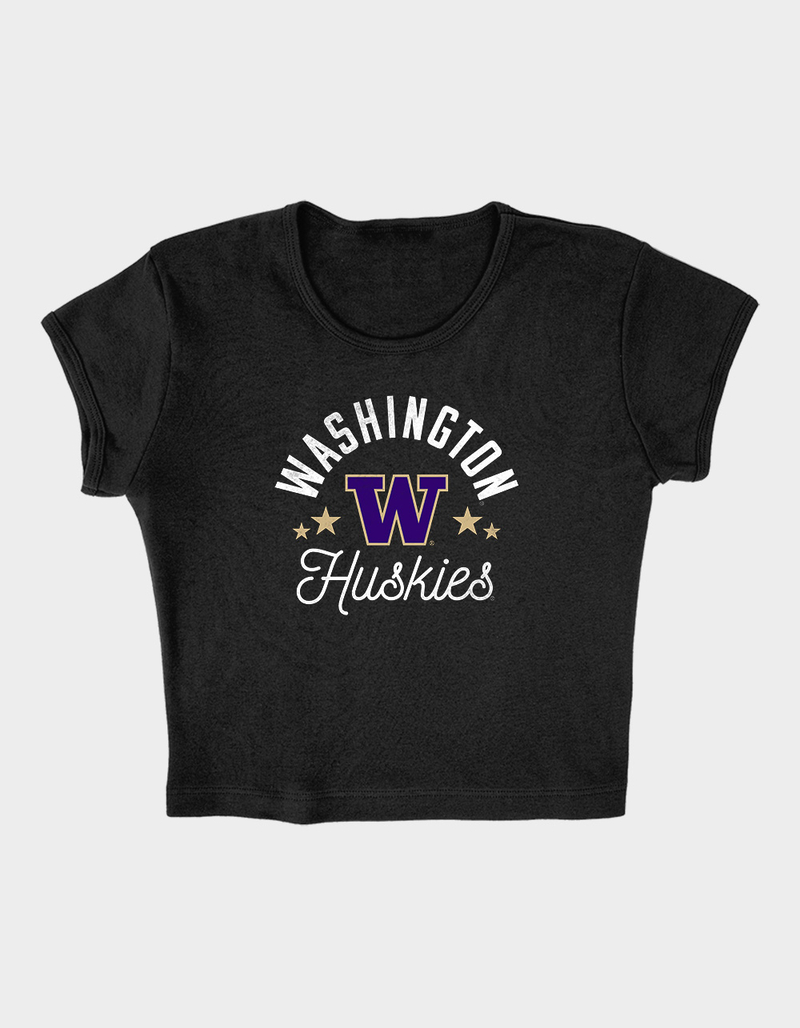 THE UNIVERSITY OF WASHINGTON Mascot Womens Baby Rib Tee image number 3