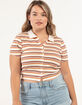 RSQ Womens Stripe Button Front Top image number 5