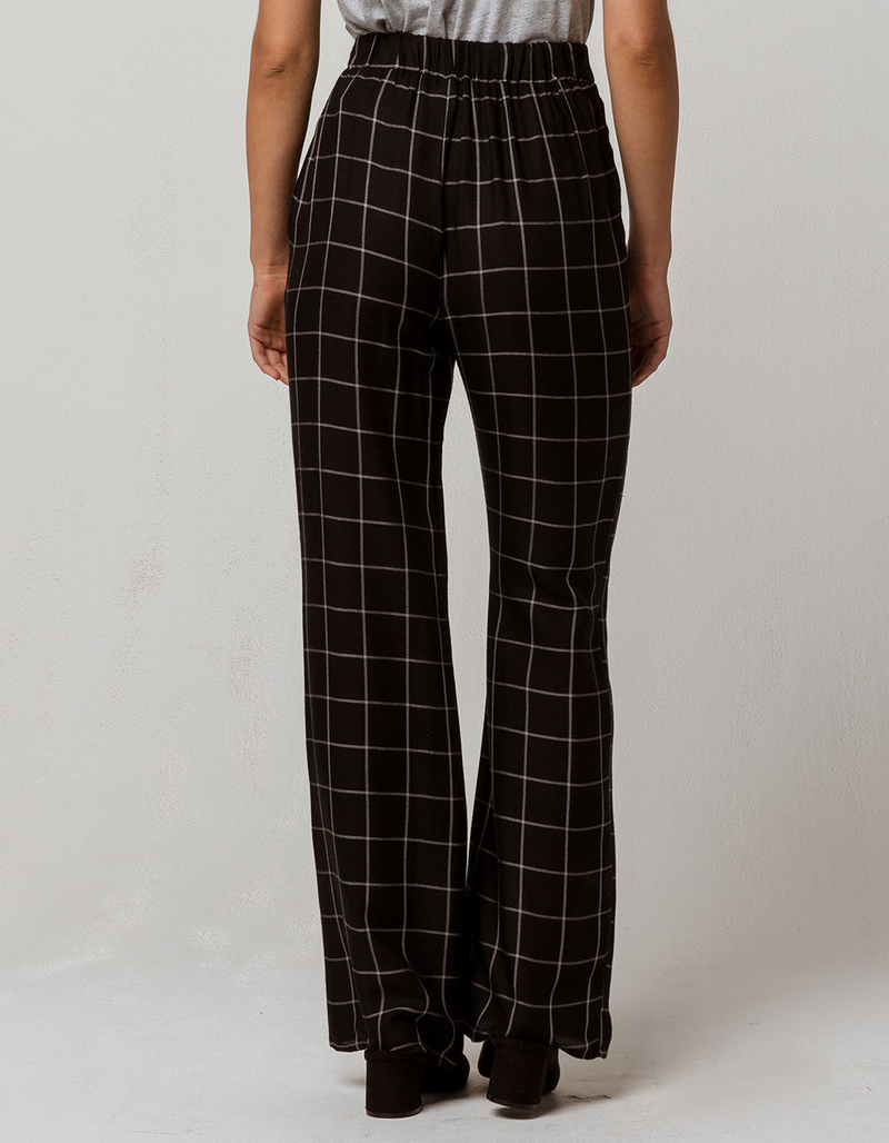 IVY & MAIN Windowpane Womens Wide Leg Pants image number 2