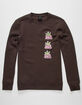 HUF Crown Stack Mens Crewneck Sweatshirt image number 1