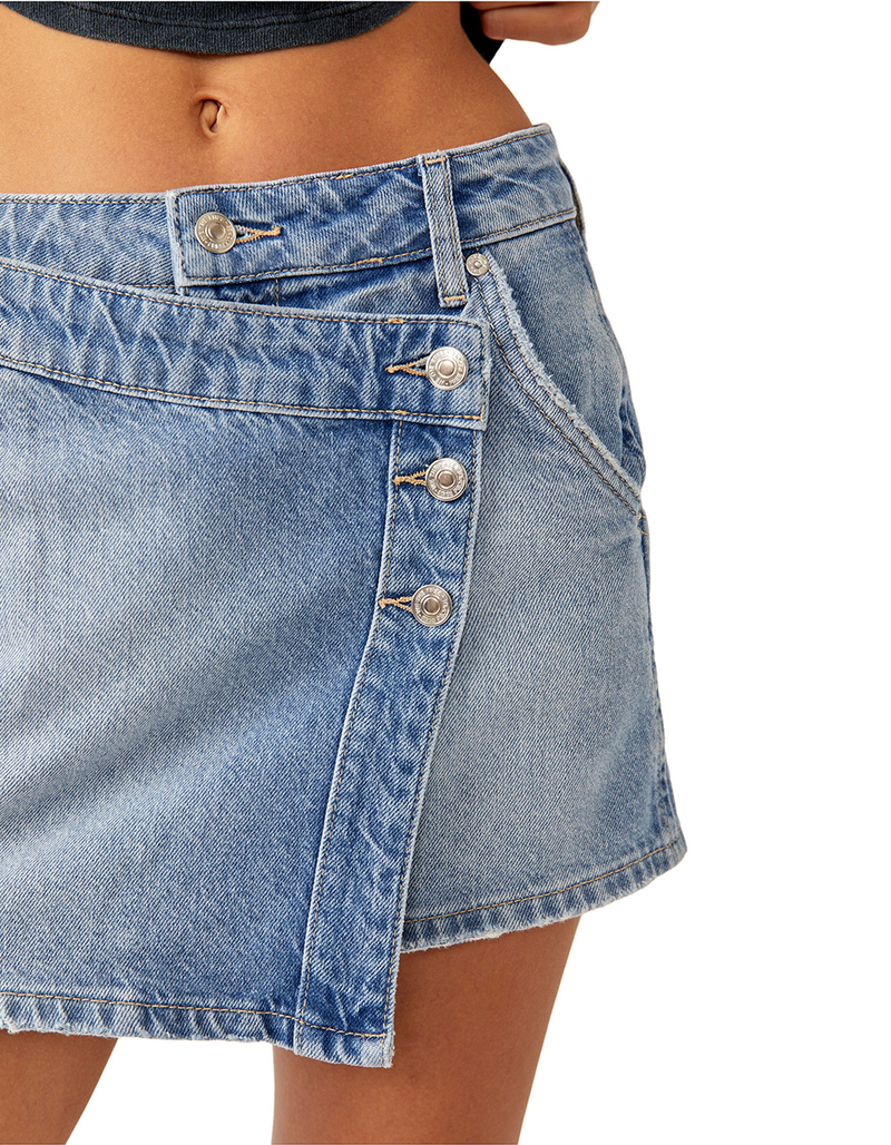 FREE PEOPLE Wynne Womens Denim Skirt image number 6