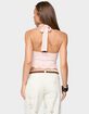 EDIKTED Jazmyn Scalloped Halter Top image number 3