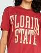 THE ORIGINAL RETRO BRAND FSU Florida State University Womens Oversized Tee image number 2