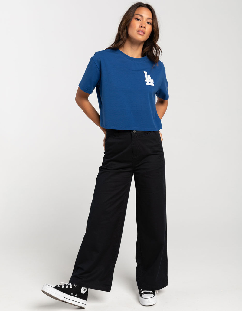 PRO STANDARD Los Angeles Dodgers Womens Crop Tee image number 1