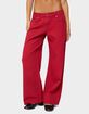 EDIKTED Petite Roman Low Rise Slouchy Jeans image number 1