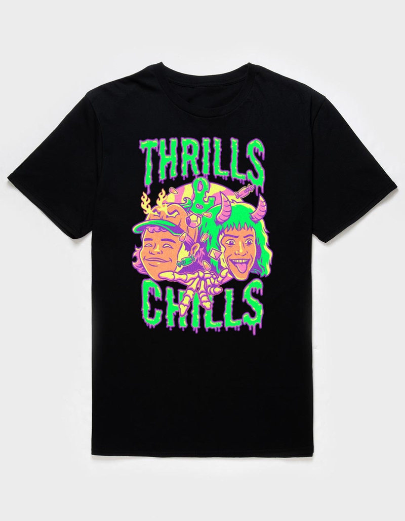 STRANGER THINGS Thrills Chills Drip Unisex Tee image number 0