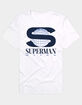 SUPERMAN 2025 S World Logo Mens Tee image number 1
