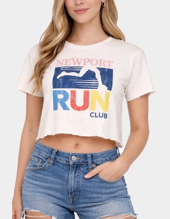 PRINCE PETER Newport Run Club Womens Crop Tee Primary Image