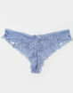 FULL TILT Everlasting Dream Light Blue Thong image number 1
