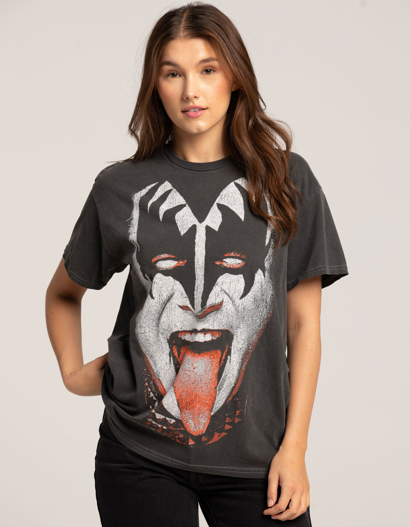 KISS Gene Simmons Womens Boyfriend Tee image number 0