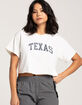 FULL TILT Texas Womens Crop Tee image number 1