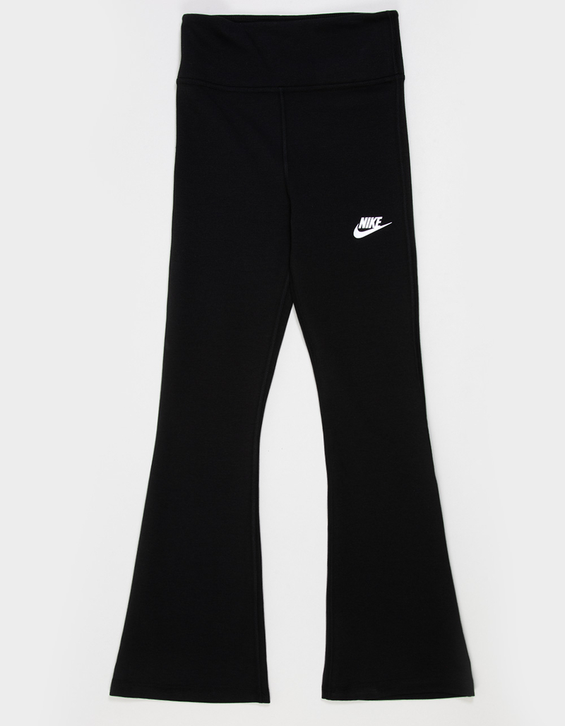 NIKE Sportswear Classic Girls High-Waisted Flared Leggings image number 0