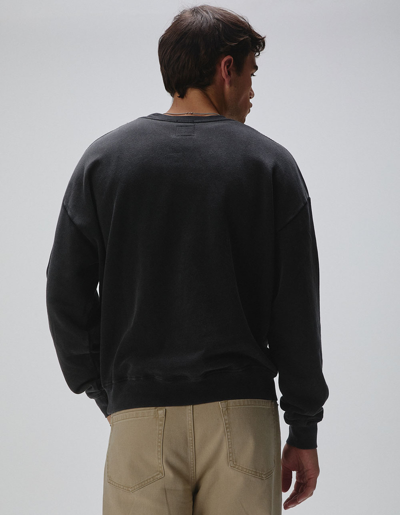 RSQ Mens Washed Oversized Crewneck Sweatshirt image number 4
