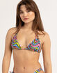 FULL TILT Wavy Double Triangle Bikini Top image number 4