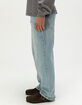 RSQ Mens Loose Light Wash Jeans image number 3
