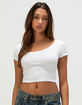 HEART & HIPS Womens Scoop Neck Top image number 1