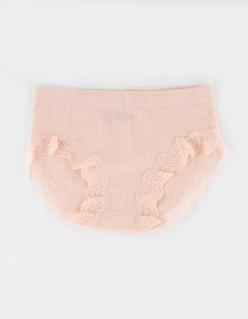 CARRIE AMBER Lace Trim Brief Panties image number 0