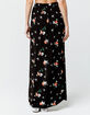 SKY AND SPARROW Floral Button Front Maxi Skirt image number 3