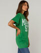 THE ORIGINAL RETRO BRAND MSU Michigan State University Womens Oversized Tee image number 2