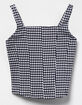 FULL TILT Girls Gingham Tank Top image number 2